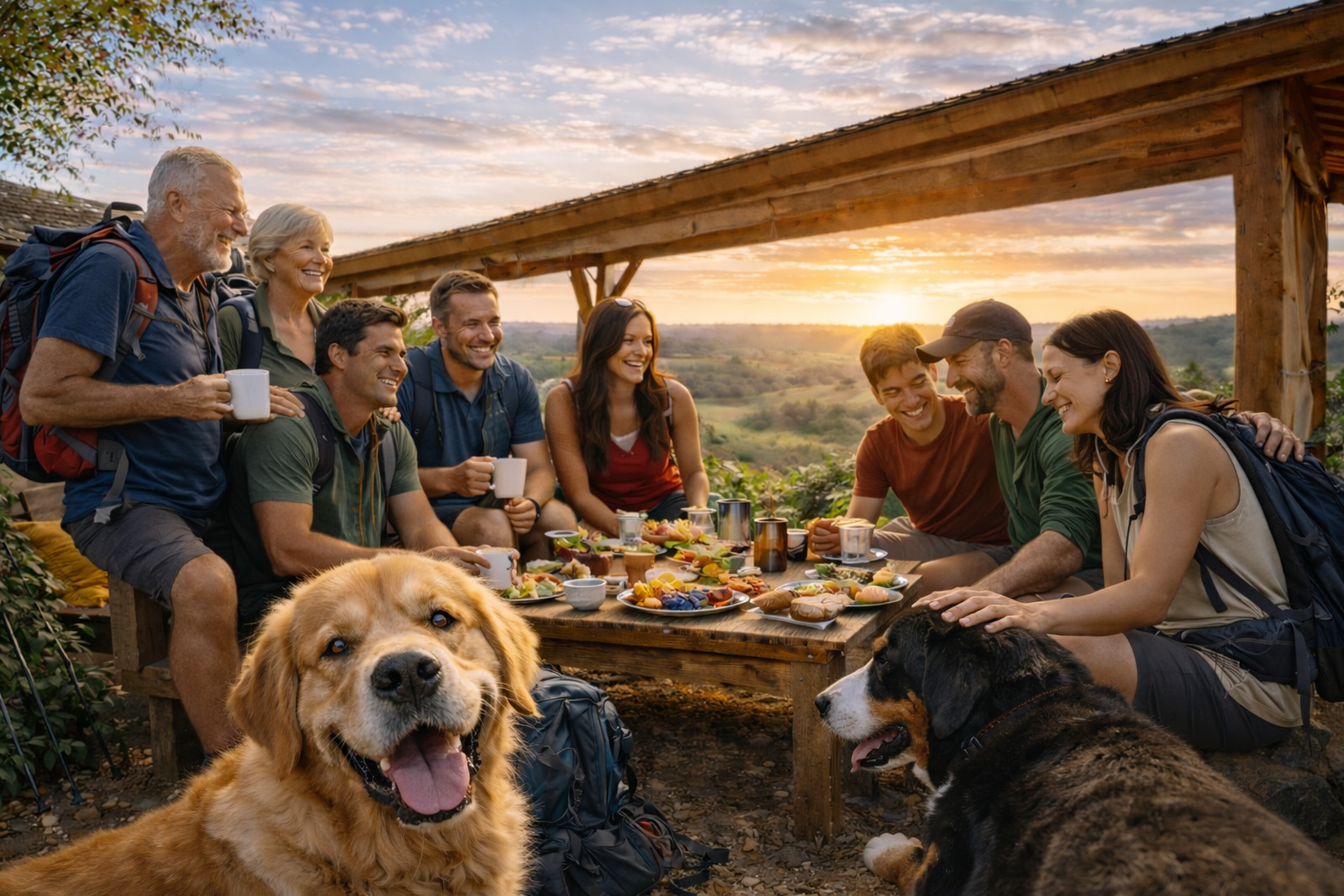 Petit déjeuner Halte Hamac